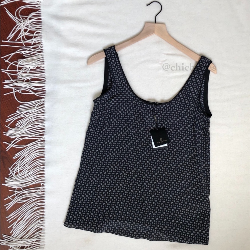 NWT Massimo Dutti Silk Top Size 4